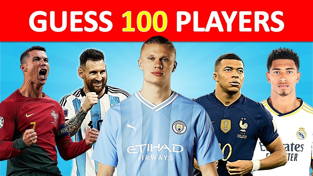 Guess The Player In 3 Seconds 100 Football Players Quiz Football