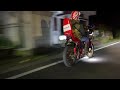 旧車バイク追跡！　単車コール　ナイツーと言う暴走？？　gs400 cbx バブコール　　 2