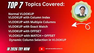 Master VLOOKUP + MATCH + OFFSET in Excel 🔥 Complete Advanced Combo Tutorial 2026