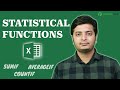 Statistical Functions in Excel 📊 | SUMIF, COUNTIF, AVERAGEIF & More Explained!