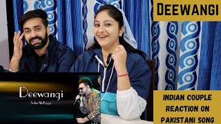 Indian Reaction on Deewangi OST | Sahir Ali Bagga ( Lyrical Video ) | Couple Reaction Video |