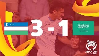 Uzbekistan vs Saudi Arabia: AFC Asian Cup Australia 2015 (Match 19)