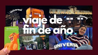 Viaje de fin de año con mi familia 2023 | Parte 4 | Mi primera vez en Universal y Animal Kingdom 🌎🎢