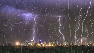 폭우와 천둥소리로 불면증 해소 수면을 위한 최고의 빗소리 ASMR 백색소음, 천둥 번개 그리고 비오는 소리 Thunder and Lightning, Rain Sounds