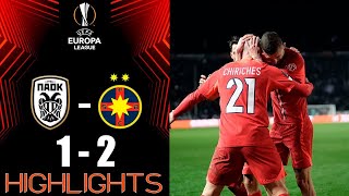 PAOK vs FCSB 1-2 Highlights Goals | UEFA Europa League 2024-25