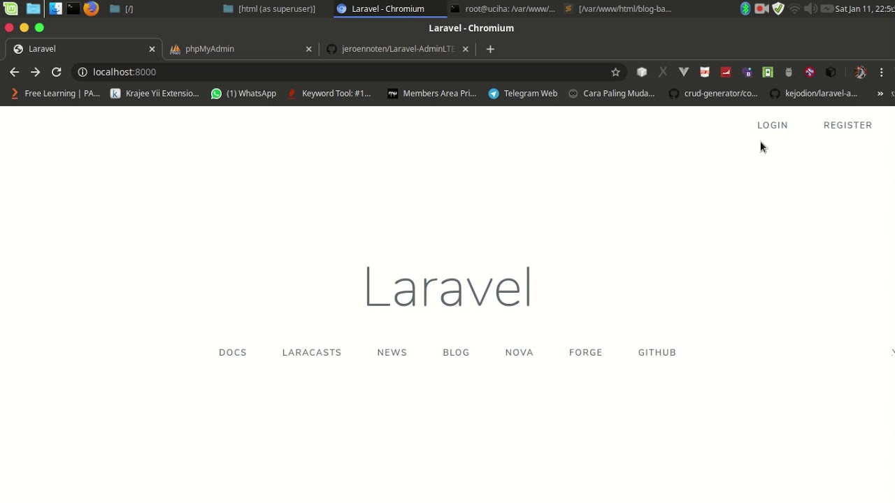 How To Install Adminlte On Laravel 6 Youtube How To Install Adminlte On Laravel 6 Youtube