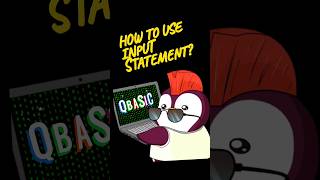 how to use INPUT statement in QBASIC #tutorial #qbasic #learning