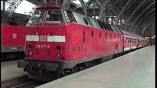 Leipzig Hauptbahnhof am 25.03.2002