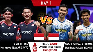 Fajar Alfian/M Rian Ardianto vs Sabar Gutama/Moh Reza Pahlevi Isfahani Badminton WTF2024 | Day 1