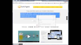 BatchGeo - Multiple address mapping