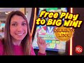 Wow! 😮 Big Win with $200 free play into Dragon Link slot at Resorts World Casino Las Vegas #slots