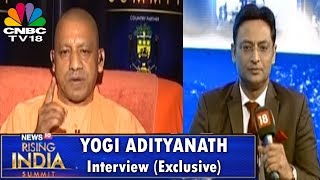 CM Yogi Adityanath Interview (Exclusive) at #News18RisingIndia Summit