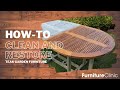 How to Clean and Restore Teak garden Furniture