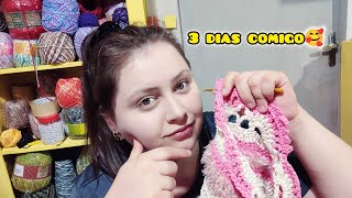 #vlogdecrochê 🚨 3 DIAS DE PRODUÇÃO LINDA DE CROCHÊ -COM COM MUITA CONVERSA POR AQUI🥰 #croche