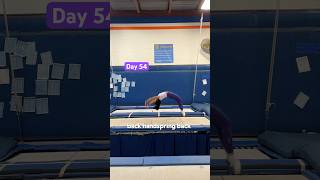 DAY 54: Started off Terribly but ended with a High :) #shorts #backhandspring