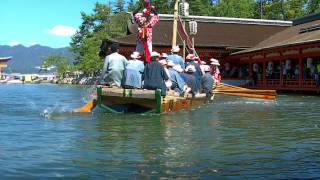 平成24年8月4日　宮島　厳島神社　管絃祭　升形　 Miyajima Festive occasions \