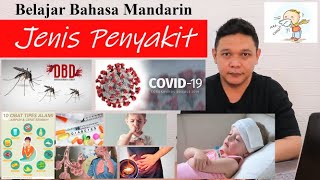 Belajar Bahasa Mandarin - Jenis Penyakit dalam bahasa mandarin