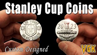 Metal Casting Custom Coins (How To) - Vegas Golden Knights Hockey Coins (Double