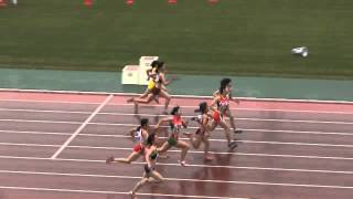 2015福岡県大会女子100決勝