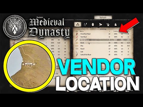 BEST Fishing Equipment VENDOR in Medieval Dynasty Location Guide