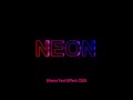 Pure CSS Neon Text Effects | CSS Text Animation Effects