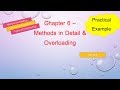 Chapter 6: Methods and Constructors Overloading : Practical Examples