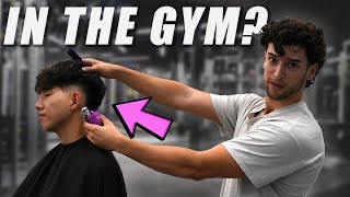 HAIRCUTS IN THE GYM