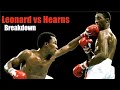 Fighting a Human Freight Train!  - Leonard vs Hearns Fight Breakdown