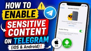 How to ENABLE Sensitive Content on Telegram (iOS & Android) !