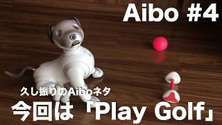 aibo第4弾はAibo Plays Golf アイボ　ゴルフをするの巻