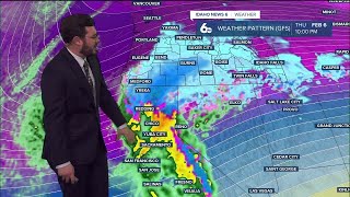 Major system starting tonight lasts through Friday morning