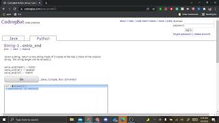 Coding Bat Problem 26 Extra End
