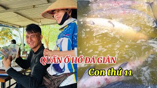 Câu lục. Quấn ổ trạm 11 trắm đen tại hồ câu Đá Giàn Thái Nguyên thính phủi 2 mùa đông. Fishing