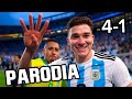 Canción Argentina vs Brasil 4-1 (Parodia bunda 🍑 - Emilia, Luísa Sonza)