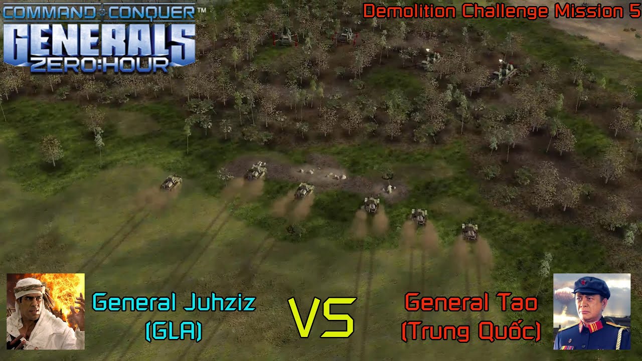 C C Generals Zero Hour Challenge Mode 5 Gla Demolition General Hard
