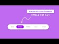 How to Create Animated Navbar Menu Using Html & Css | Crown Coder