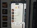 React native pull to refresh ✅ #engineercodewala #reactnative #animations  #reactnativeanimations