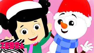Christmas Snowman | Christmas Songs For Kids | Christmas Carols | Zebra Nursery Rhymes | Merry Xmas