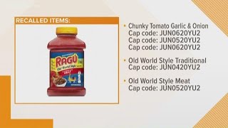 Ragu recalls several pasta sauces