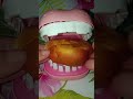 💥BABY HIPPO DENTIST EATING PAN DE COCO BREAD💥#asmr #asmrsounds #shortvideo #shorts