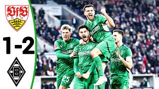 VfB Stuttgart vs Mönchengladbach (1-2) All Goals and Extended Highlights