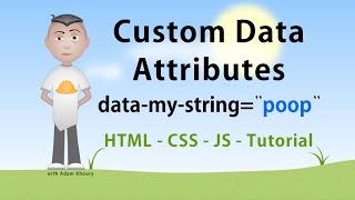 Custom Data Attributes HTML JavaScript CSS Tutorial