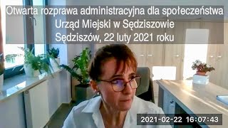 Rozprawa administracyjna 2021.02.22