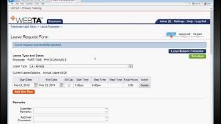 MSLE Training Video Posting Leave Requests