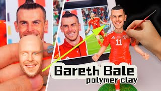 Gareth Bale made from polymer clay, the full figure sculpturing process【Clay producer Leo】