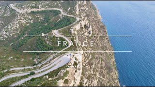 France Cassis La route des cretes drone 4K