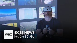 Lasell students experience university's new virtual reality lab