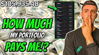How Much My $106,000 Dividend Portfolio Pays Me! Robinhood Investing 2020