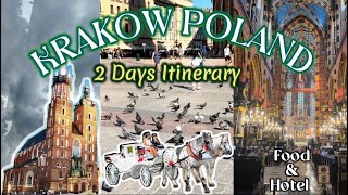 Krakow Poland | 2 Days Itinerary | Europe Series | Hotel, Food-Halal Alternative options, Must visit