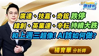 2023.08.10【廣達、技嘉、奇鋐跌停  緯創、英業達、辛耘持續大跌  和上週三超像! AI該如何做?】#楊育華 #股市御錢術